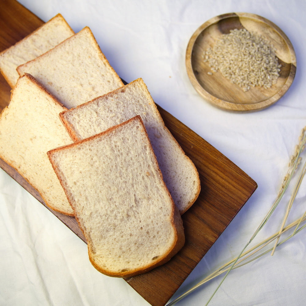 이수진의 디저트라이스 - (준비중)현미쌀식빵 1개 식이섬유 풍부한 현미 비건빵